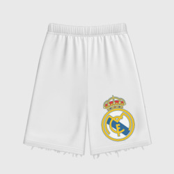 Женские шорты oversize футер хлопок Real Madrid
