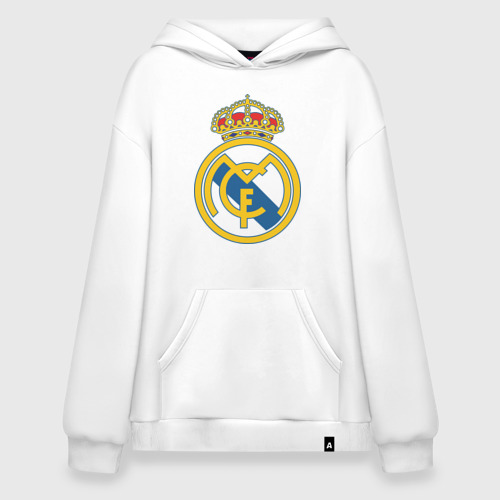 Худи SuperOversize хлопок Real Madrid, цвет белый