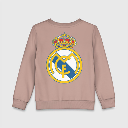 Детский свитшот хлопок Real Madrid, цвет пыльно-розовый - фото 2