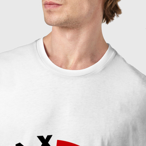 Мужская футболка хлопок с принтом ФК Аякс, фото #4