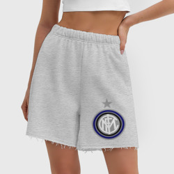 Женские шорты oversize футер хлопок Интер - фото 2
