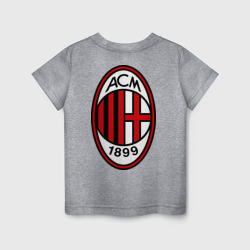 Детская футболка хлопок ФК Милан