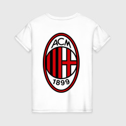 Женская футболка хлопок ФК Милан