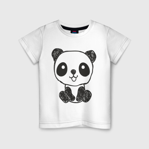 Panda Risunok Detskaya Futbolka Hlopok S Printom Za 1150 Kupit V Internet Magazine 158124