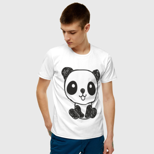 Panda Risunok Muzhskaya Futbolka Hlopok S Printom Za 1150 Kupit V Internet Magazine 158124