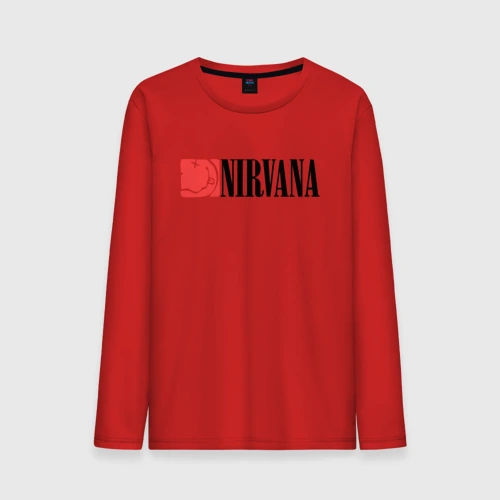 Мужской лонгслив хлопок Nirvana Smile