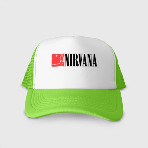 Кепка тракер с сеткой Nirvana Smile