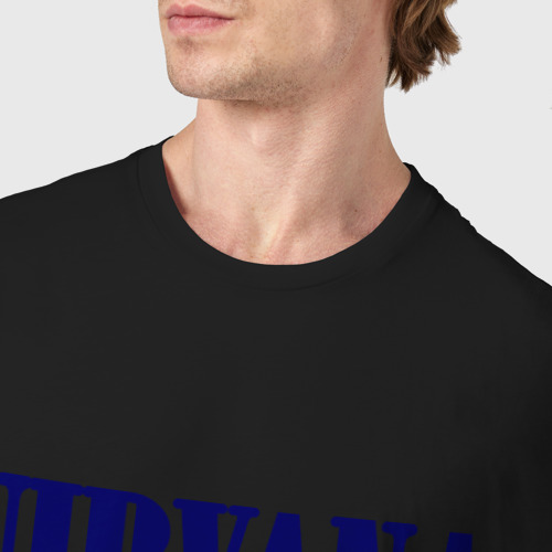 Мужская футболка хлопок Nevermind Nirvana, цвет черный - фото 6