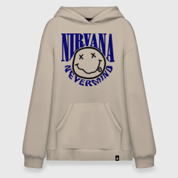 Худи SuperOversize хлопок Nevermind Nirvana