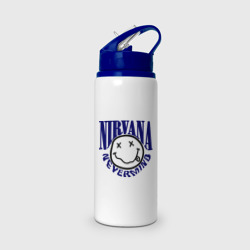Бутылка для воды с трубочкой Nevermind Nirvana