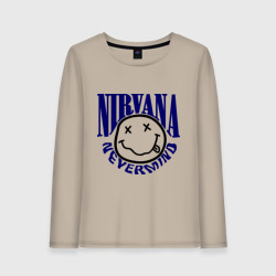 Женский лонгслив хлопок Nevermind Nirvana