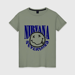 Женская футболка хлопок Nevermind Nirvana