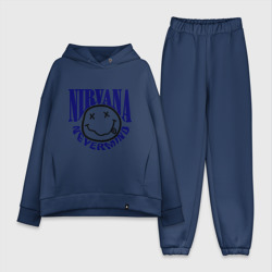 Женский костюм хлопок Oversize Nevermind Nirvana