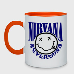 Кружка двухцветная Nevermind Nirvana