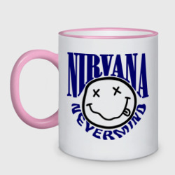 Кружка двухцветная Nevermind Nirvana