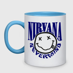 Кружка двухцветная Nevermind Nirvana