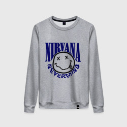 Женский свитшот хлопок Nevermind Nirvana