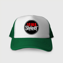 Кепка тракер с сеткой Slipknot iowa logo