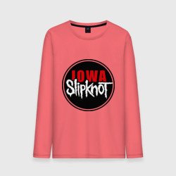 Мужской лонгслив хлопок Slipknot iowa logo