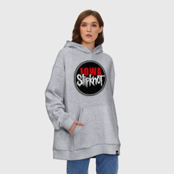 Худи SuperOversize хлопок Slipknot iowa logo - фото 2