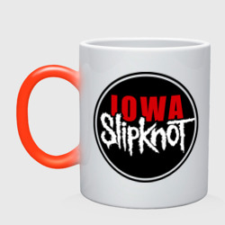 Кружка хамелеон Slipknot iowa logo