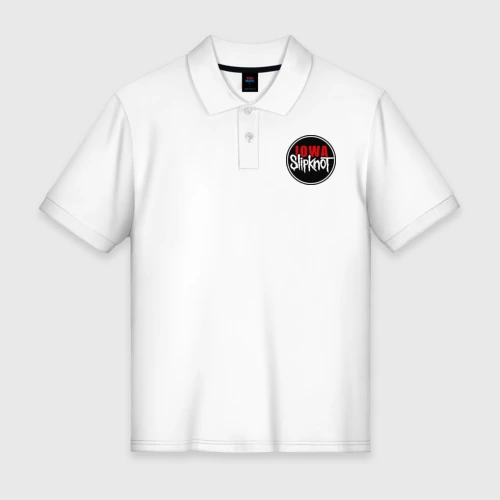 Мужское поло хлопок Slipknot iowa logo