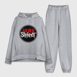 Женский костюм хлопок Oversize Slipknot iowa logo