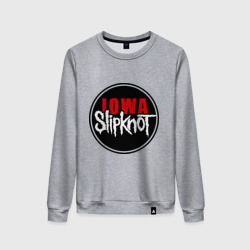 Женский свитшот хлопок Slipknot iowa logo