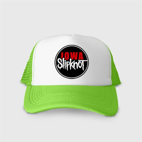 Кепка тракер с сеткой Slipknot iowa logo