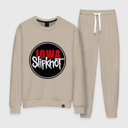 Женский костюм хлопок Slipknot iowa logo