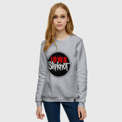 Женский свитшот хлопок Slipknot iowa logo - фото 2