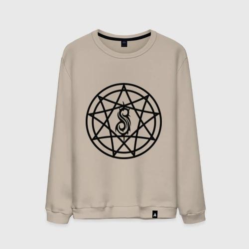 Мужской свитшот хлопок Slipknot logo