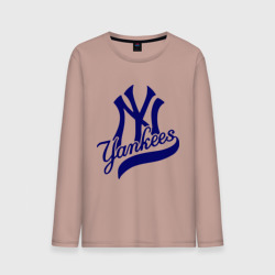 Мужской лонгслив хлопок NY - Yankees