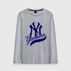 Мужской лонгслив хлопок NY - Yankees