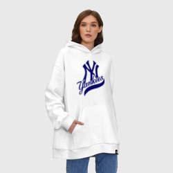 Худи SuperOversize хлопок NY - Yankees - фото 2