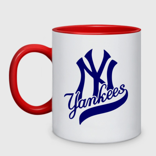 Кружка двухцветная NY - Yankees