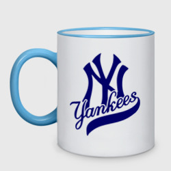 Кружка двухцветная NY - Yankees