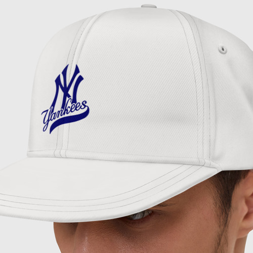 Кепка снепбек с прямым козырьком NY - Yankees, цвет белый