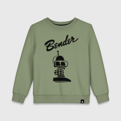 Детский свитшот хлопок Bender monochrome