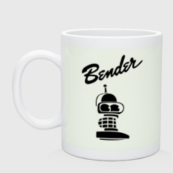 Кружка керамическая Bender monochrome