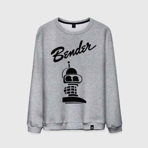 Мужской свитшот хлопок bender monochrome Фото 01 Мужской свитшот хлопок bender monochrome Фото 01