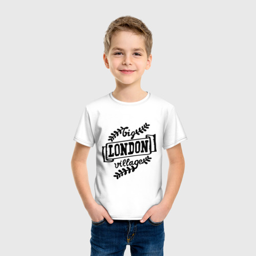 Детская футболка хлопок Big village London, цвет белый - фото 3