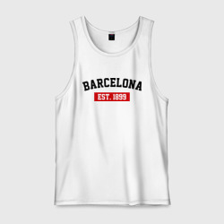 Мужская майка хлопок FC Barcelona Est. 1899