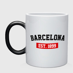 Кружка хамелеон FC Barcelona Est. 1899