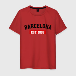 Мужская футболка хлопок FC Barcelona Est. 1899