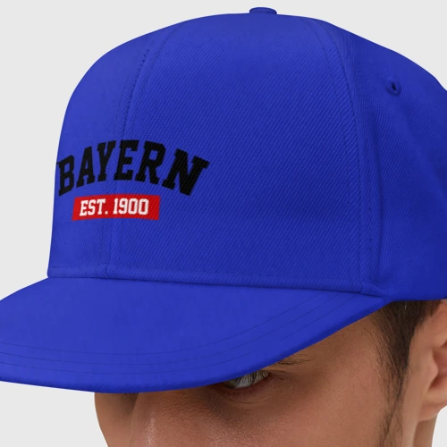Кепка снепбек с прямым козырьком FC Bayern Est. 1900