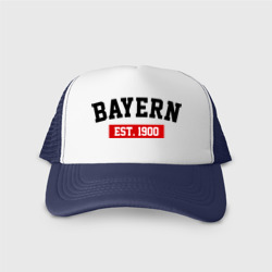 Кепка тракер с сеткой FC Bayern Est. 1900