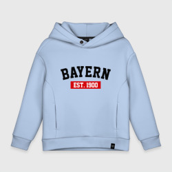 Детское худи Oversize хлопок FC Bayern Est. 1900