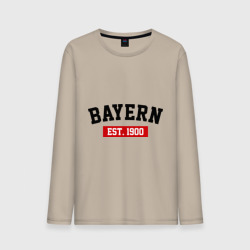 Мужской лонгслив хлопок FC Bayern Est. 1900