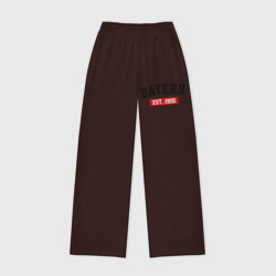 Женские брюки oversize без начеса хлопок FC Bayern Est. 1900